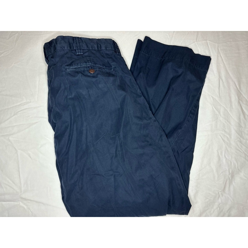Polo by Ralph Lauren Men's Navy Blue Chino Pants Size 34x28 100% Cotton Preppy